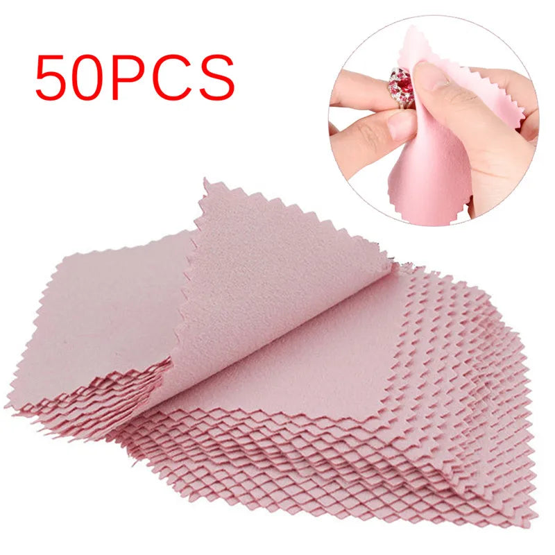 Fashion50 PCS Silver Polishing Cloth