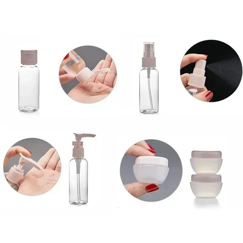 3/11Pcs Travel Bottles Set With Storage Bag