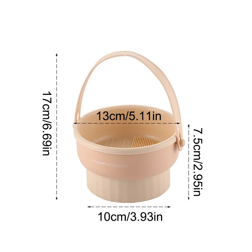 Makeup Brush Cleaning Bucket