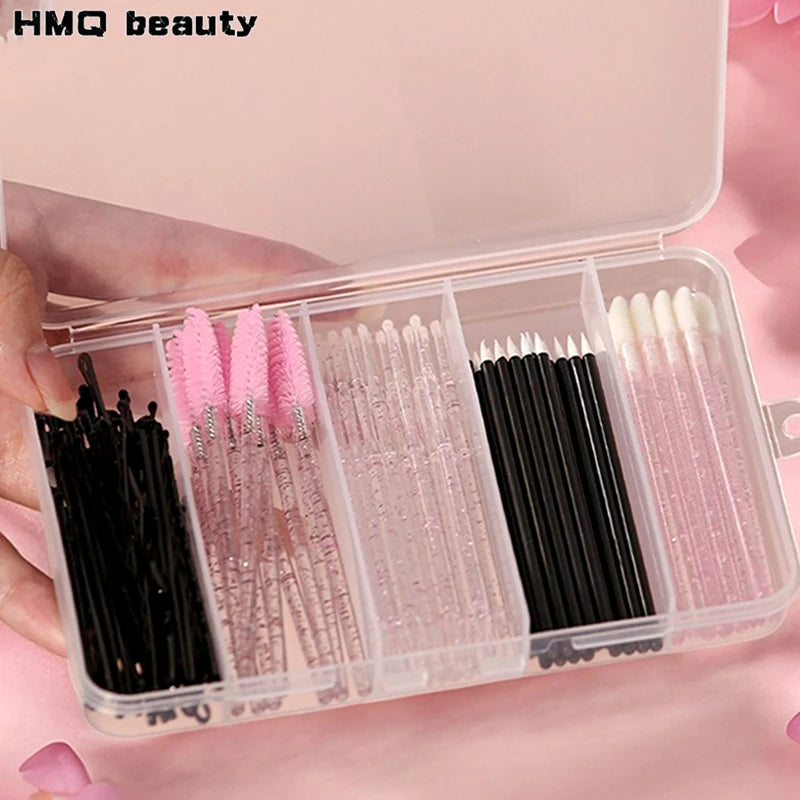 80pcs Professional Eyelash Brushes