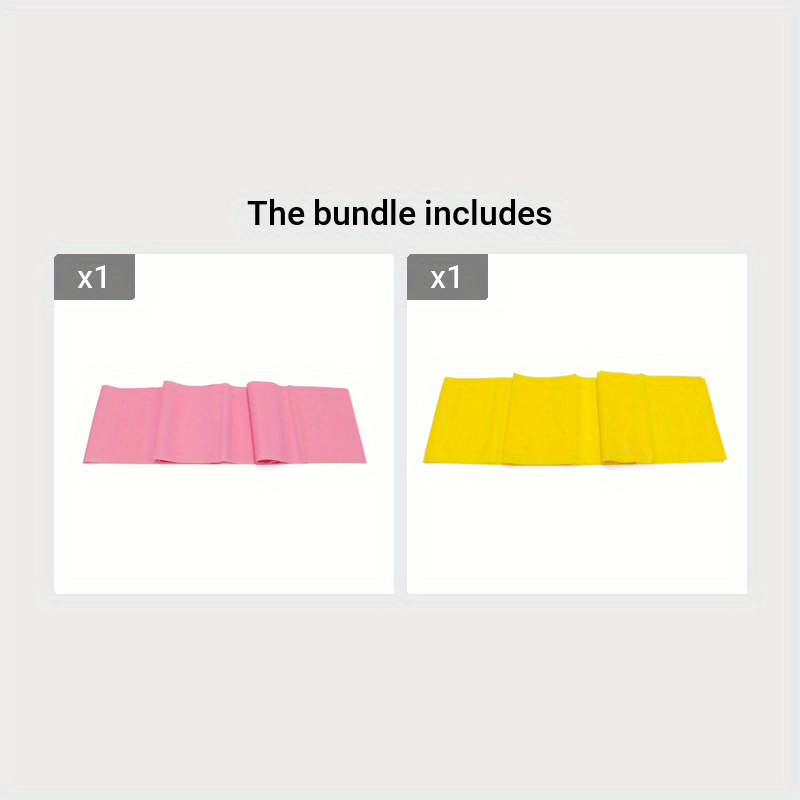 1pc Workout Pilates Workout Latex Elastic Resistance Band