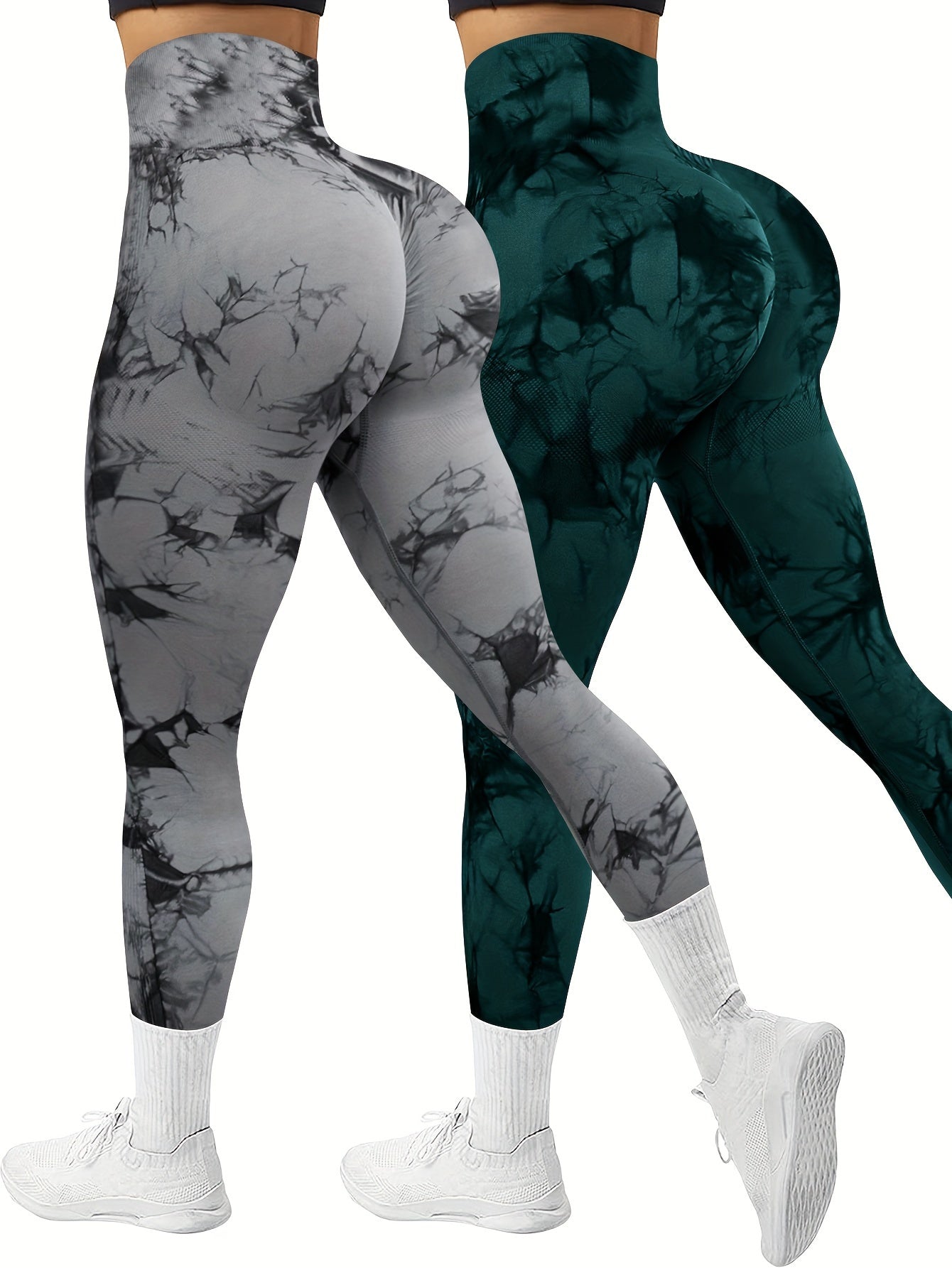 High-Stretch Workout Leggings – 2 Pack