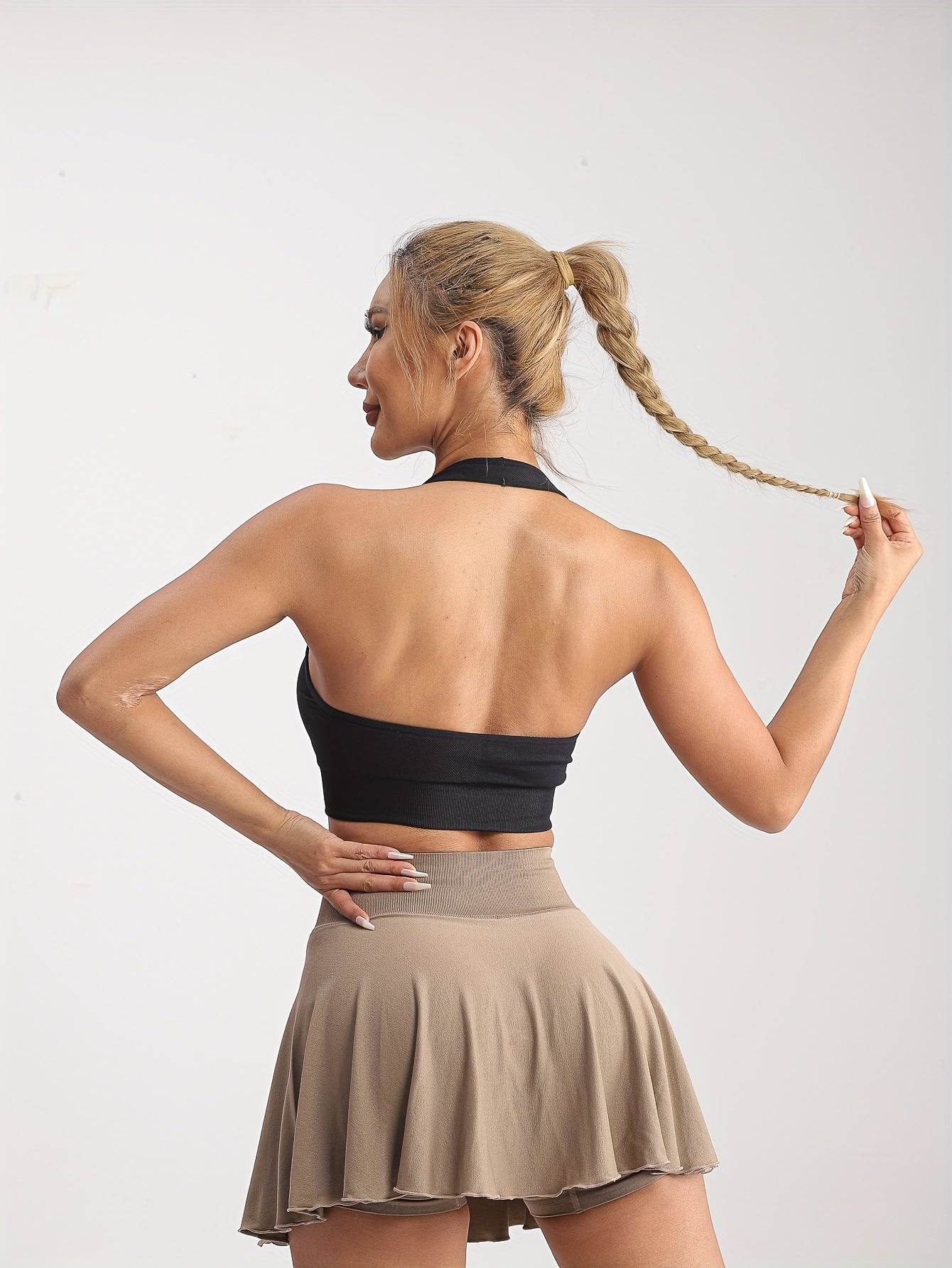 Seamless Crop Sports Top