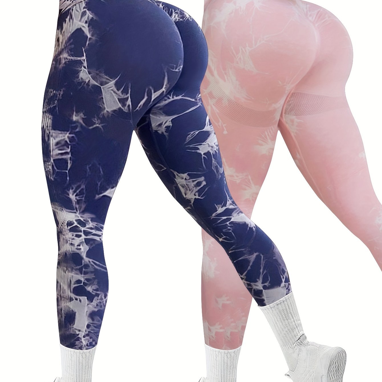 High-Stretch Workout Leggings – 2 Pack
