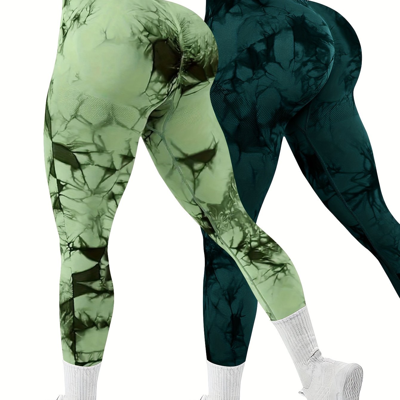 High-Stretch Workout Leggings – 2 Pack