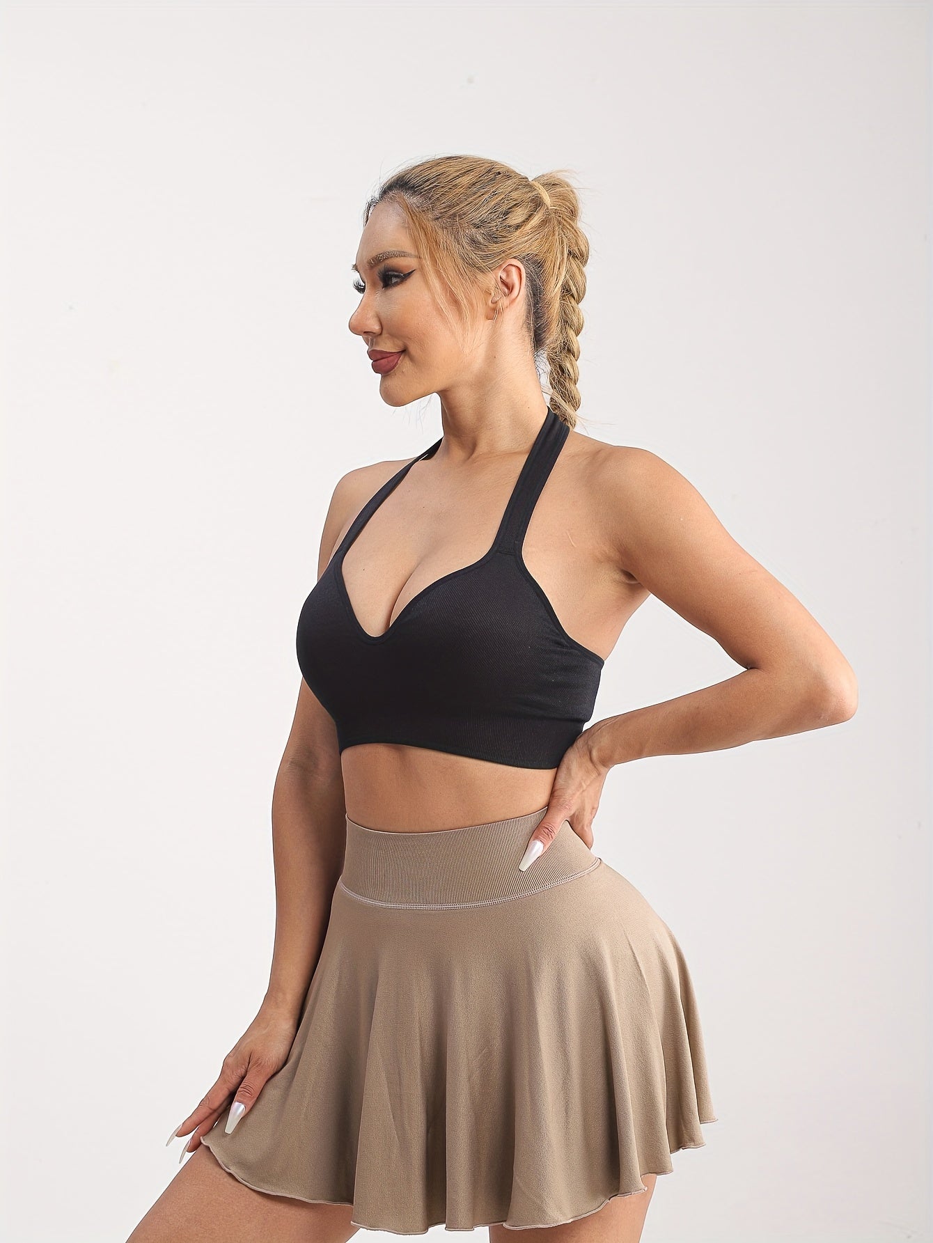 Seamless Crop Sports Top