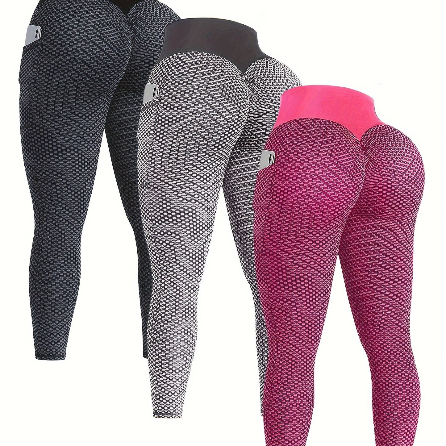 3-Pack High-Waist Yoga Leggings
