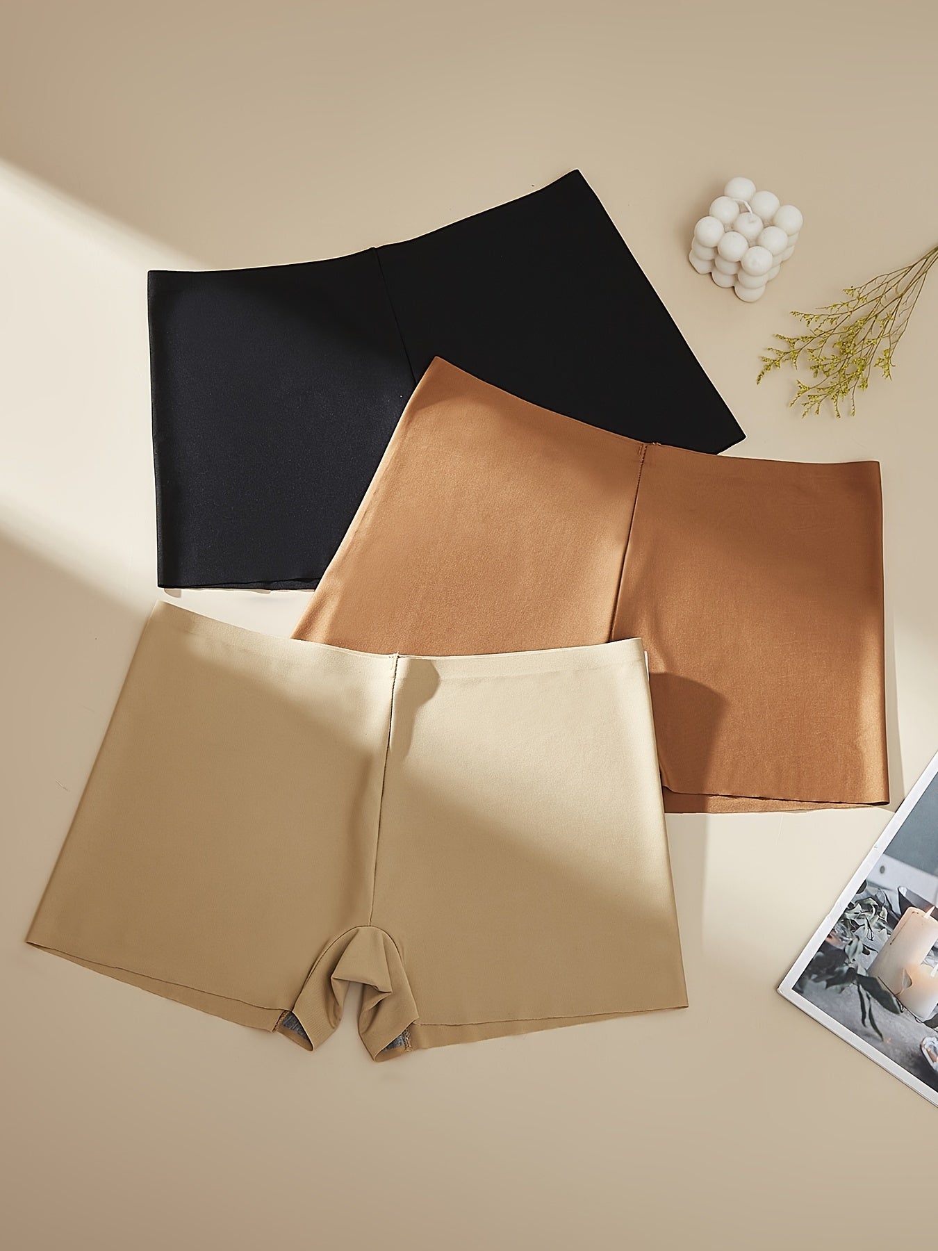 Soft Seamless No-Show Boyshort 3 Pack