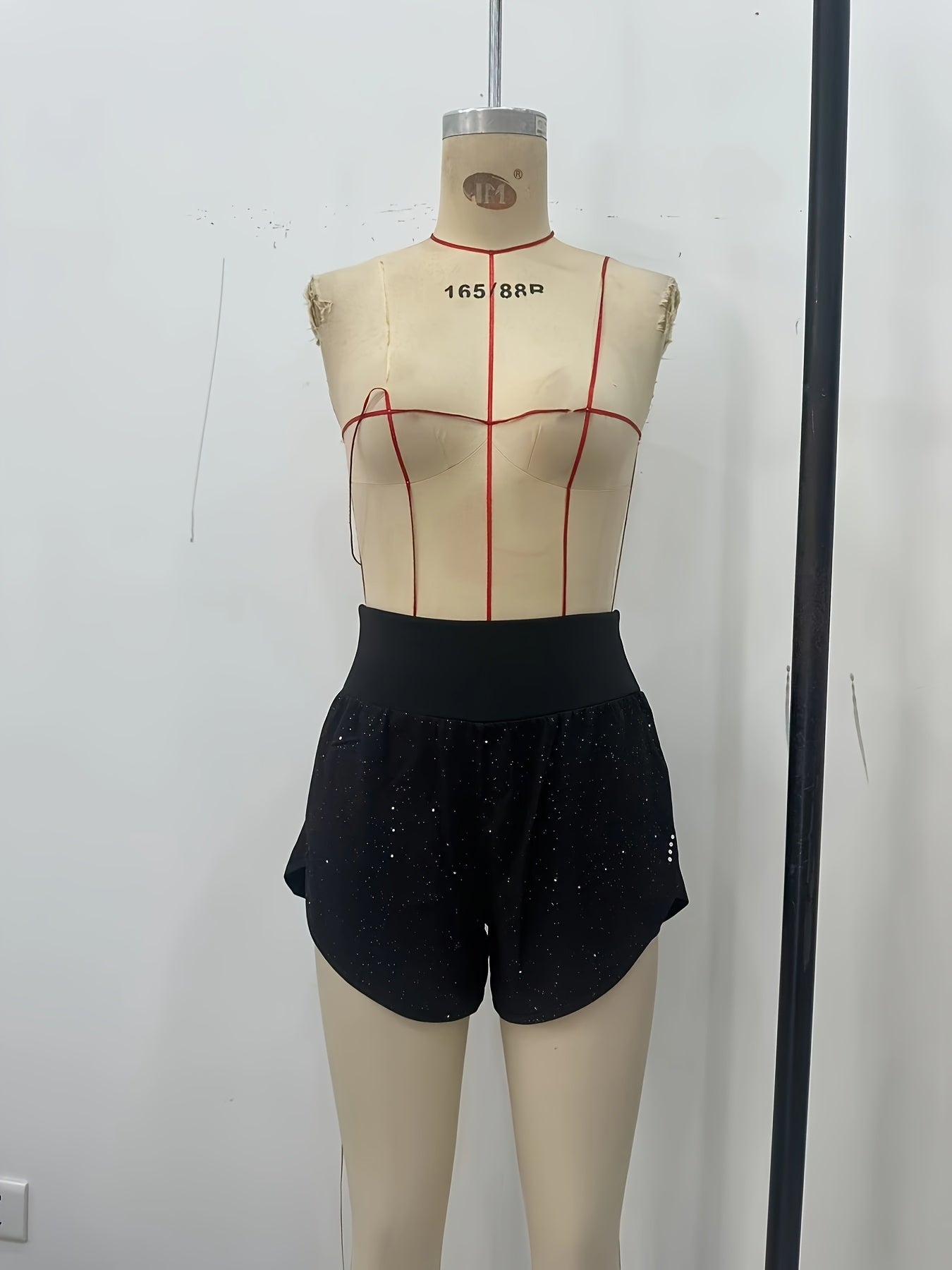 Women's Light Blue Yoga Shorts