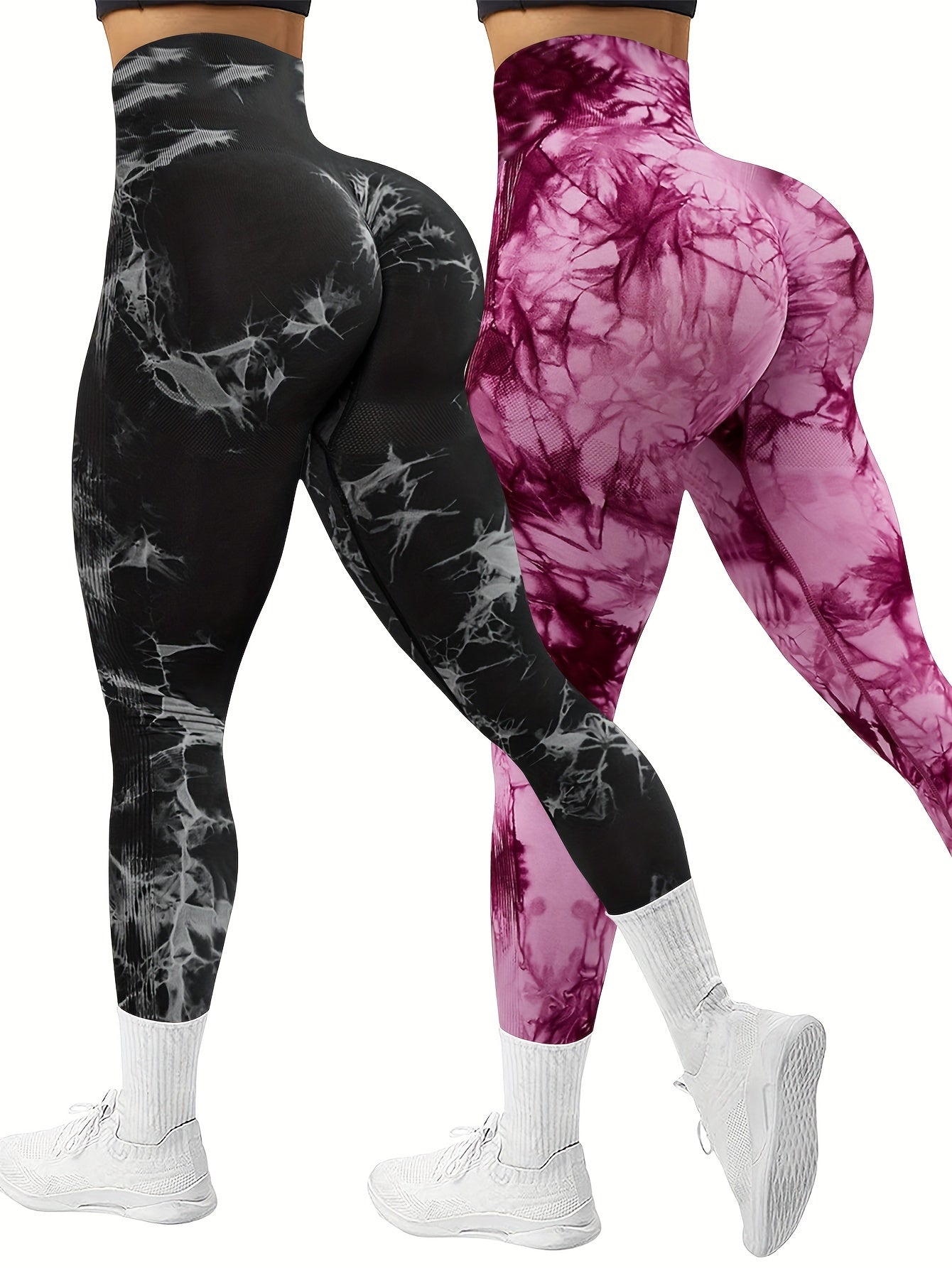 High-Stretch Workout Leggings – 2 Pack