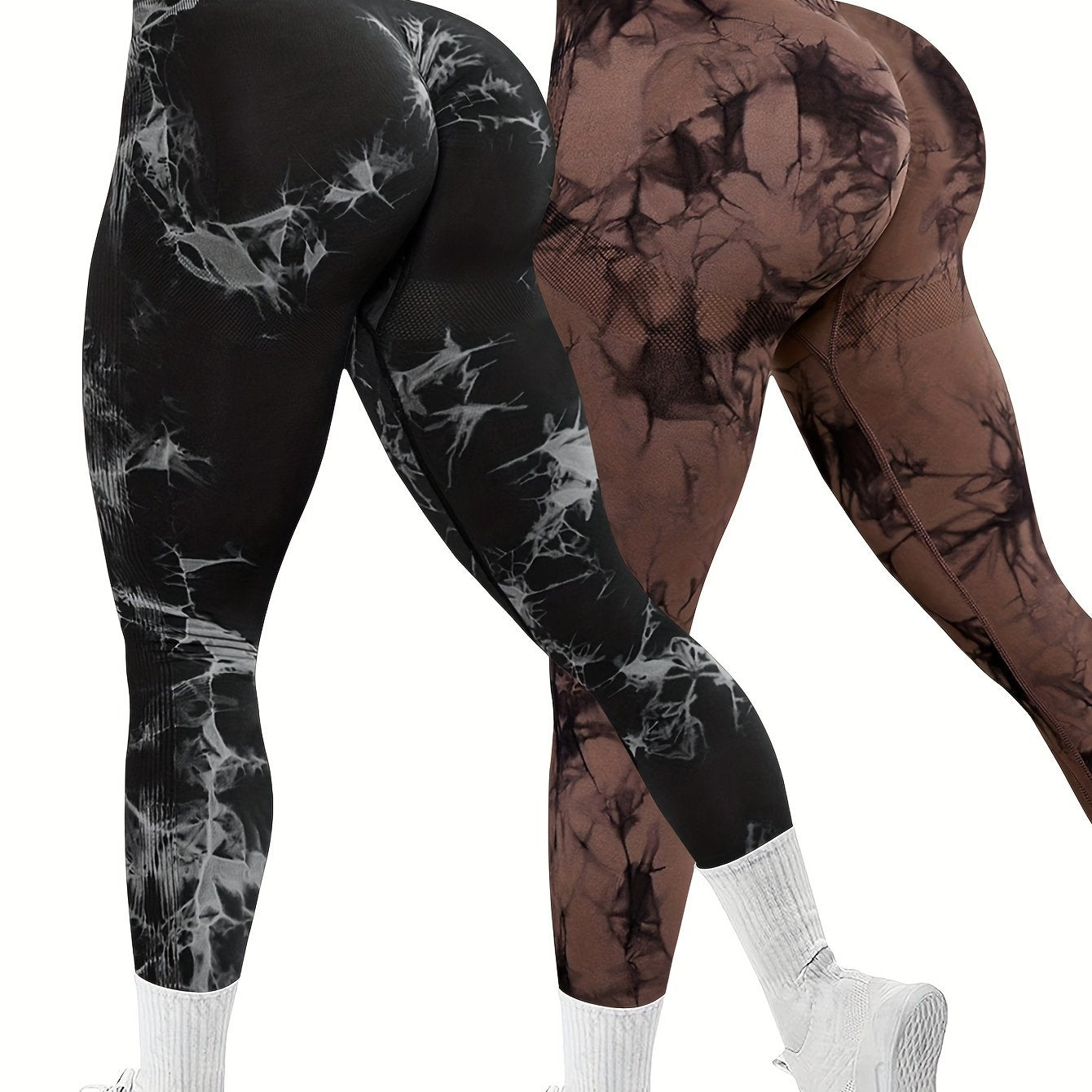 High-Stretch Workout Leggings – 2 Pack