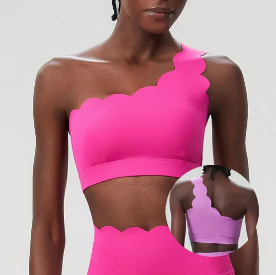 Back one Shoulder Gym Bras
