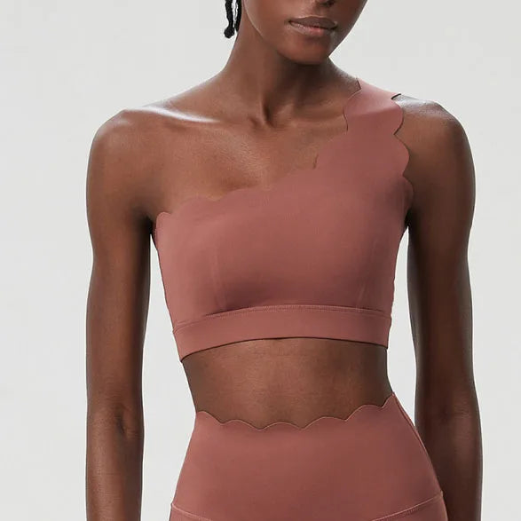 Back one Shoulder Gym Bras
