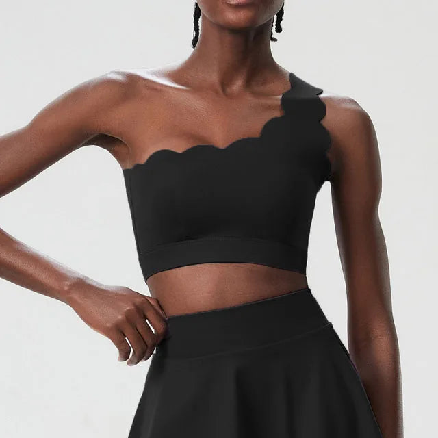 Back one Shoulder Gym Bras