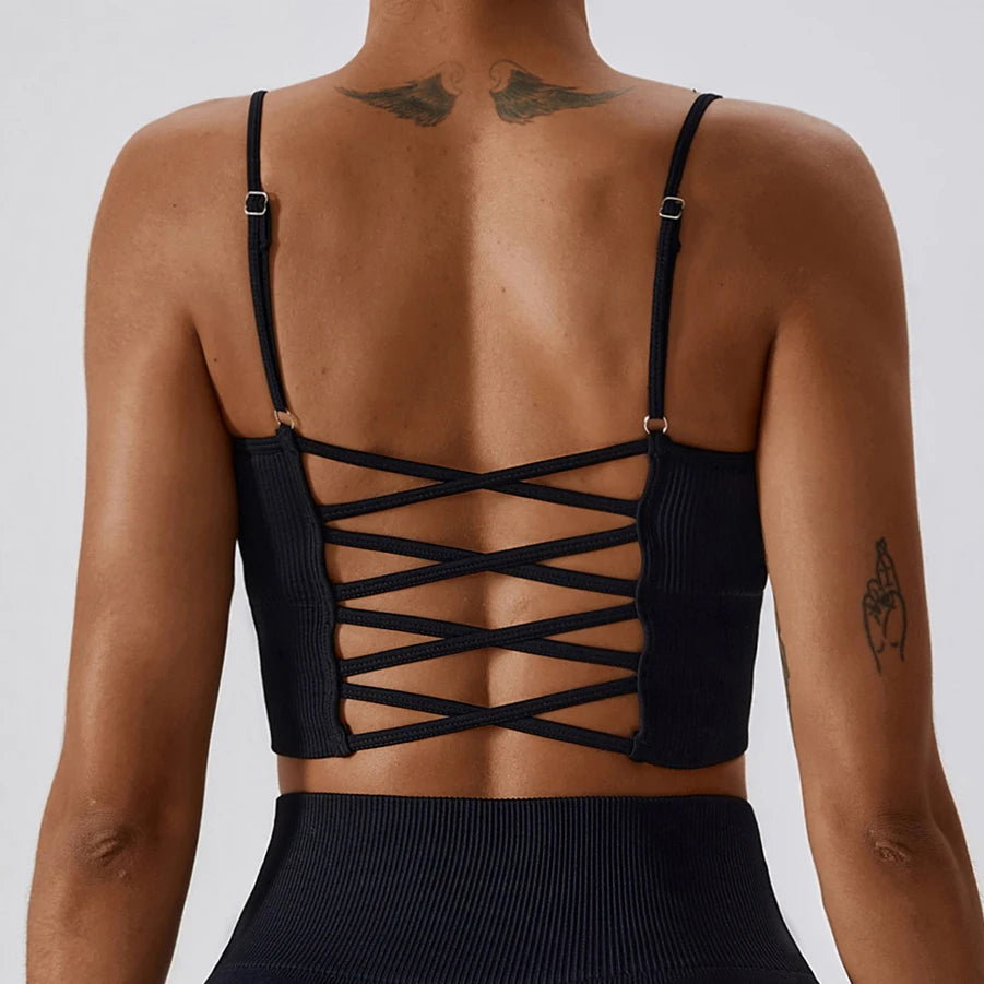 Seamless High-Waist Yoga Fitness Collection – Top, Leggings & Shorts