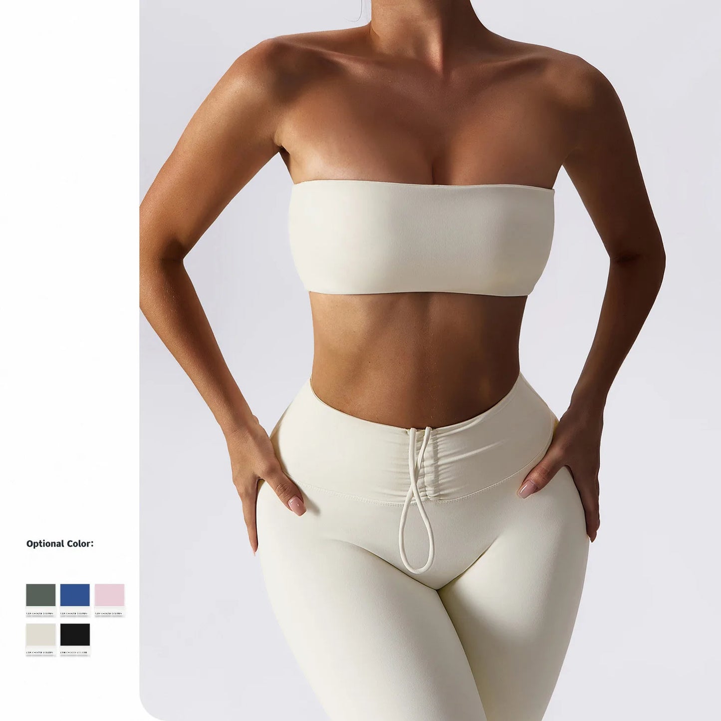 High Waist Women’s Gym Fitness Set – Premium Activewear for Workouts & Yoga