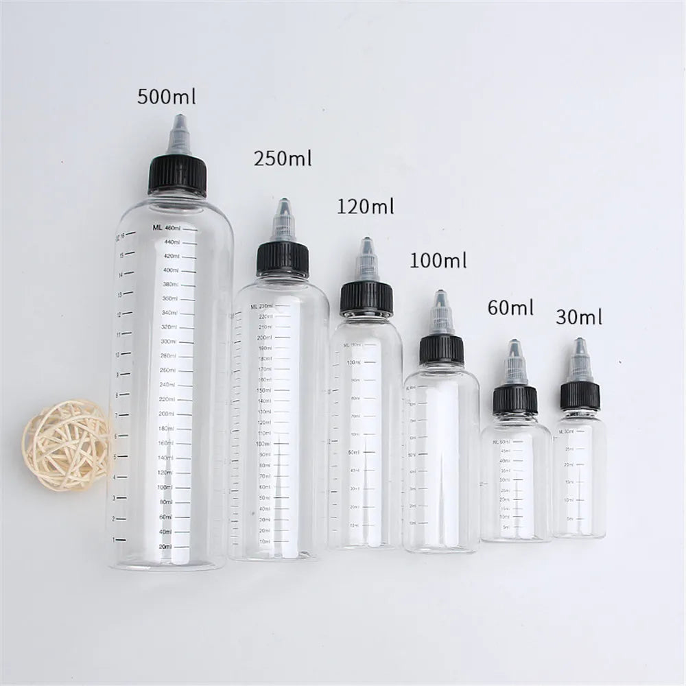 30ml/60ml/100ml/120ml/250ml Plastic Oil Dropper Bottles