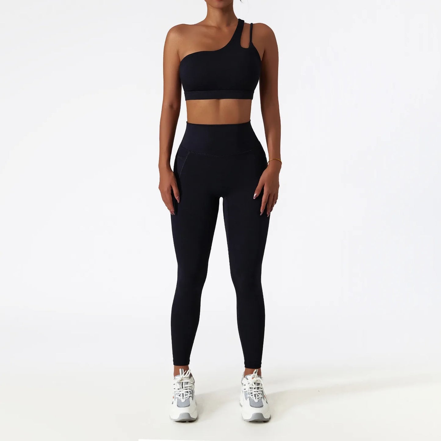 Women’s Gym & Yoga Set – Sports Bra, Shorts & Leggings