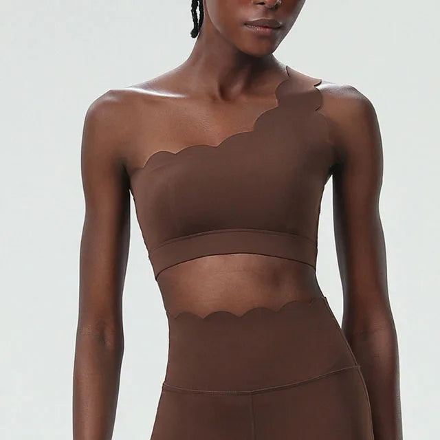 Back one Shoulder Gym Bras