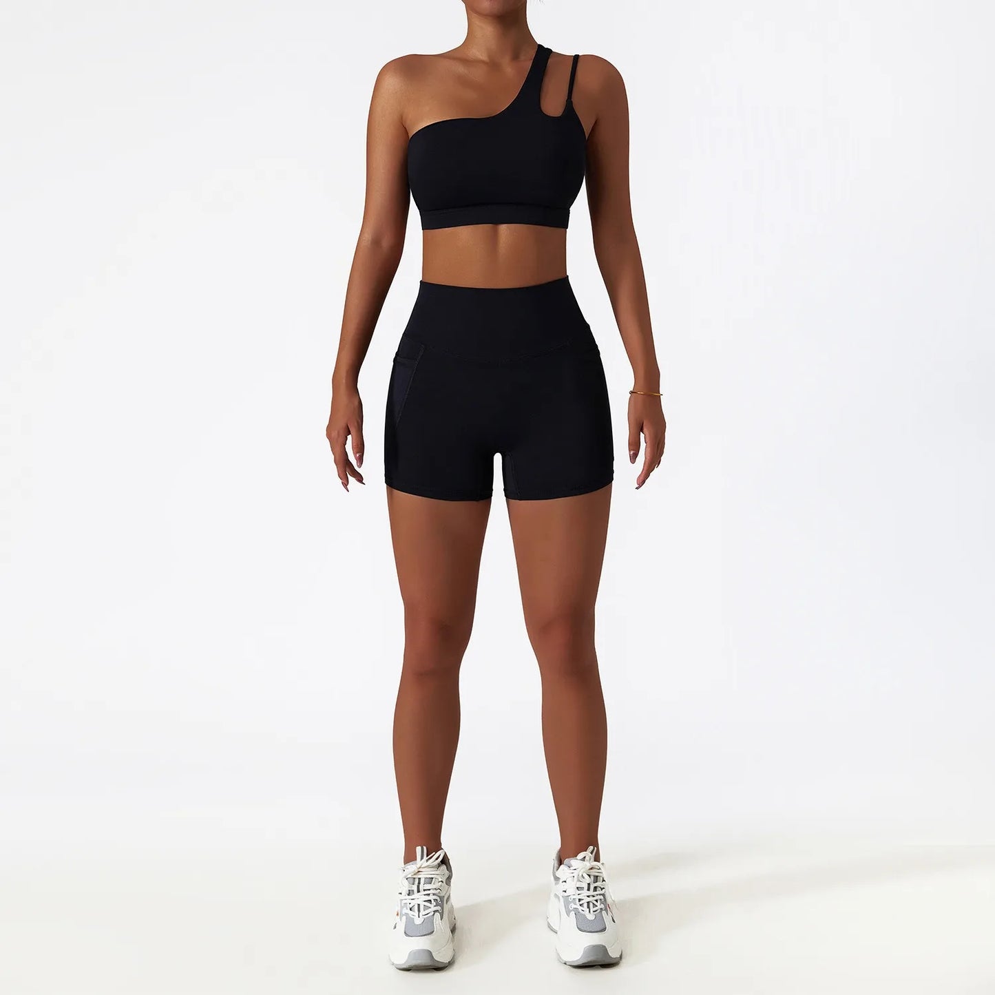 Women’s Gym & Yoga Set – Sports Bra, Shorts & Leggings