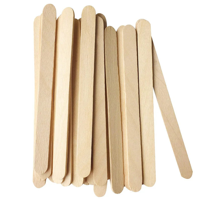 Waxing wooden sticks