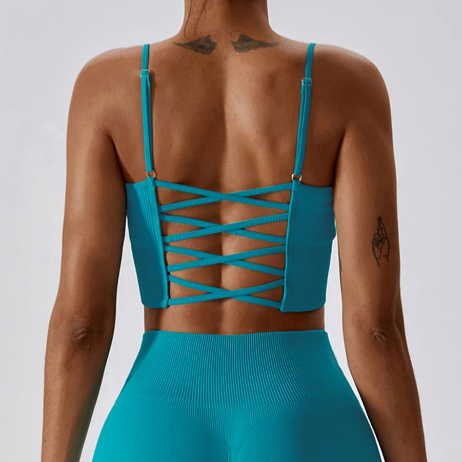 Seamless High-Waist Yoga Fitness Collection – Top, Leggings & Shorts