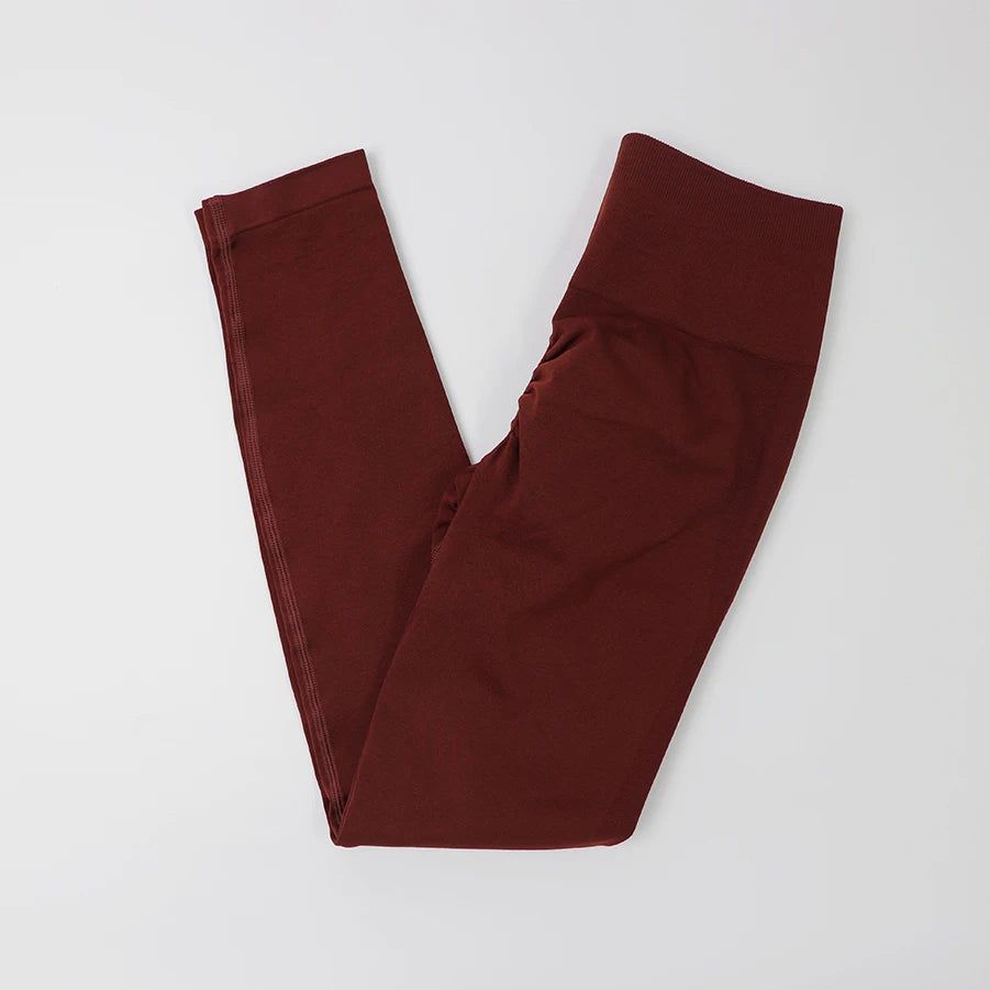 Seamless High-Waist Fitness Set – Crop Top, Leggings & Shorts