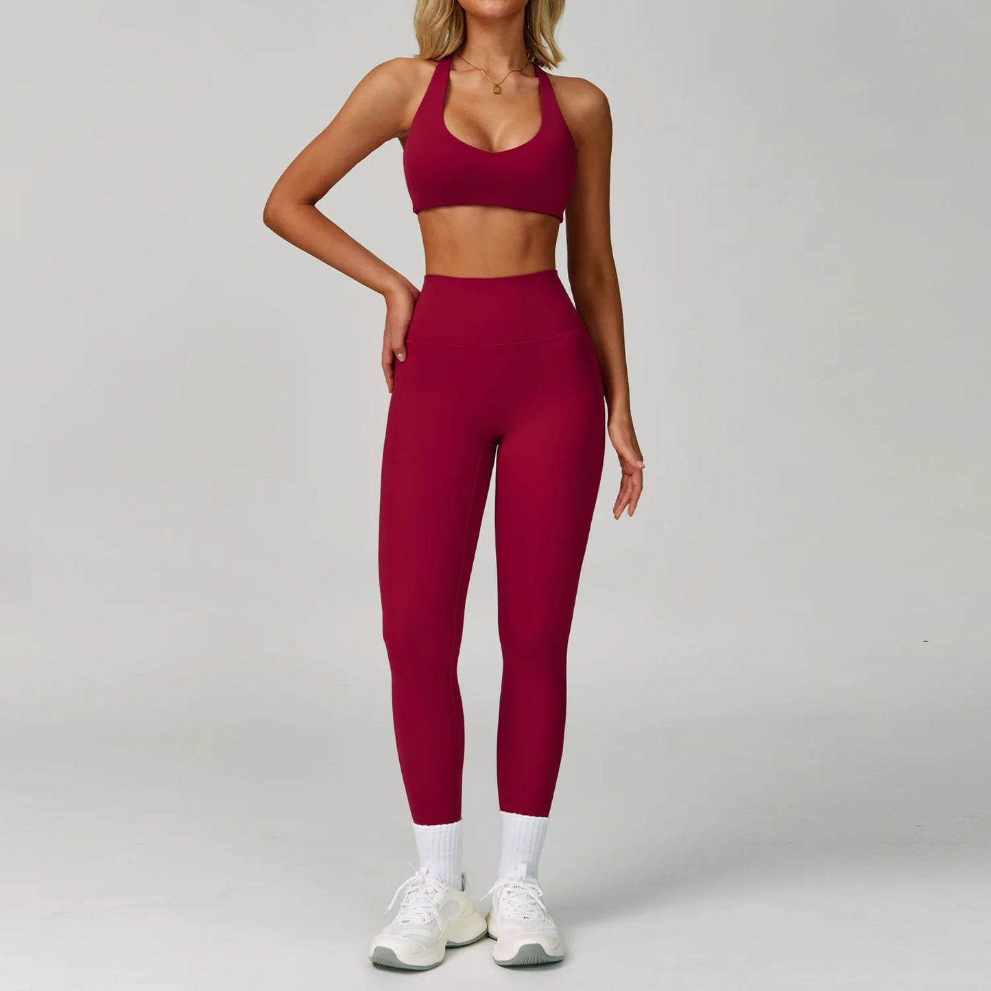 Women’s High-Impact Sports Set – Bra, Shorts, Leggings & Jacket Workout Collection
