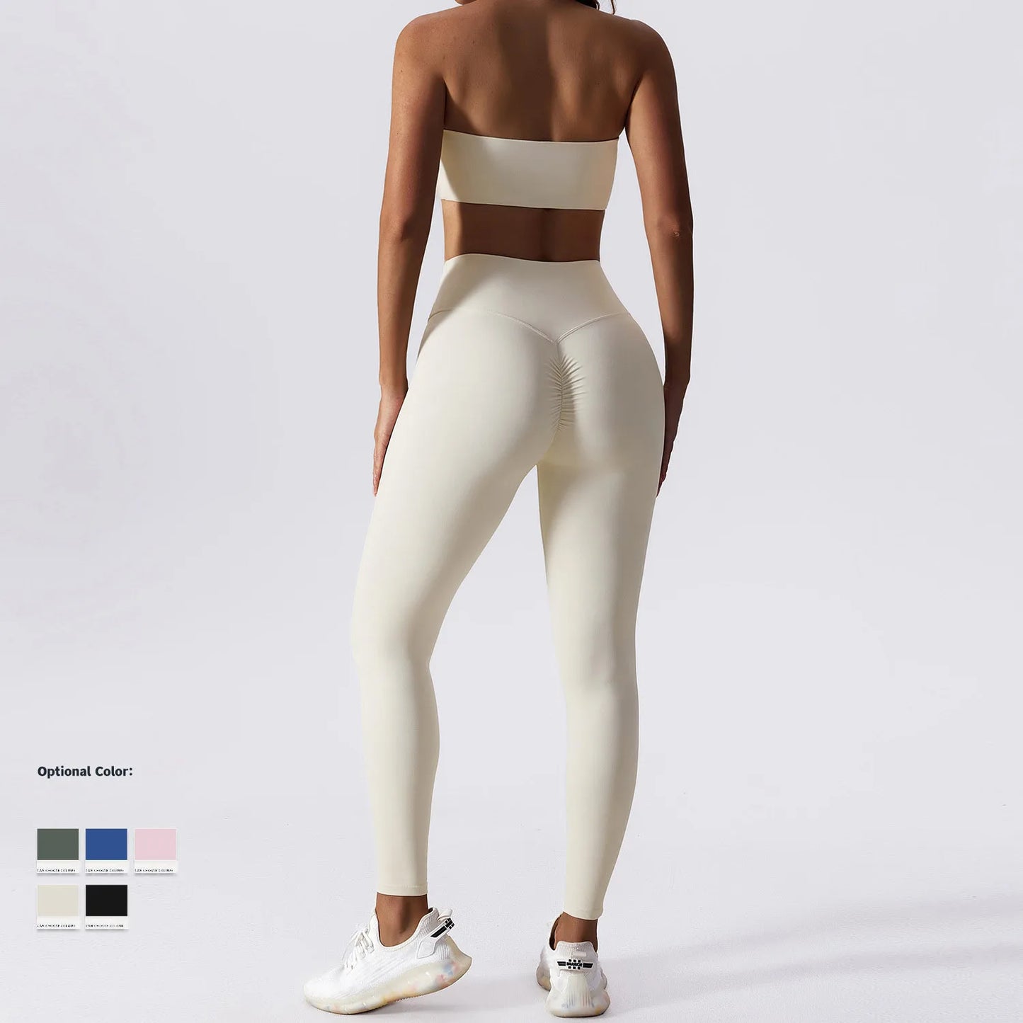 High Waist Women’s Gym Fitness Set – Premium Activewear for Workouts & Yoga