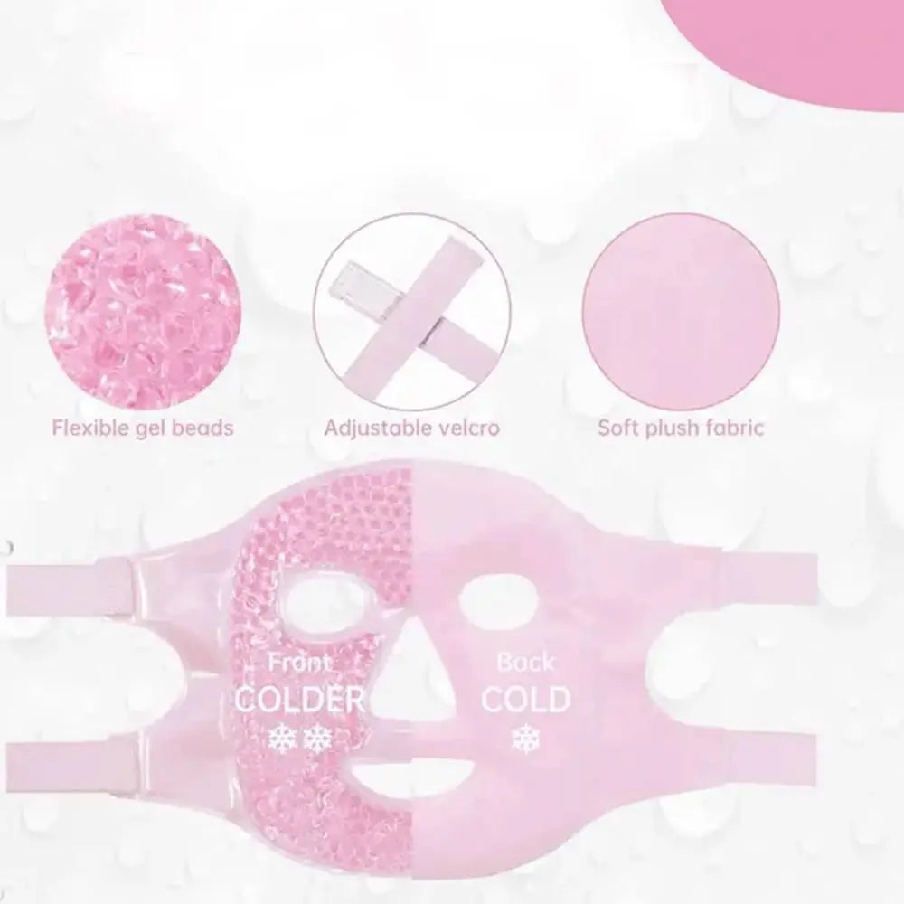 Pink Face Massage Ice Compress