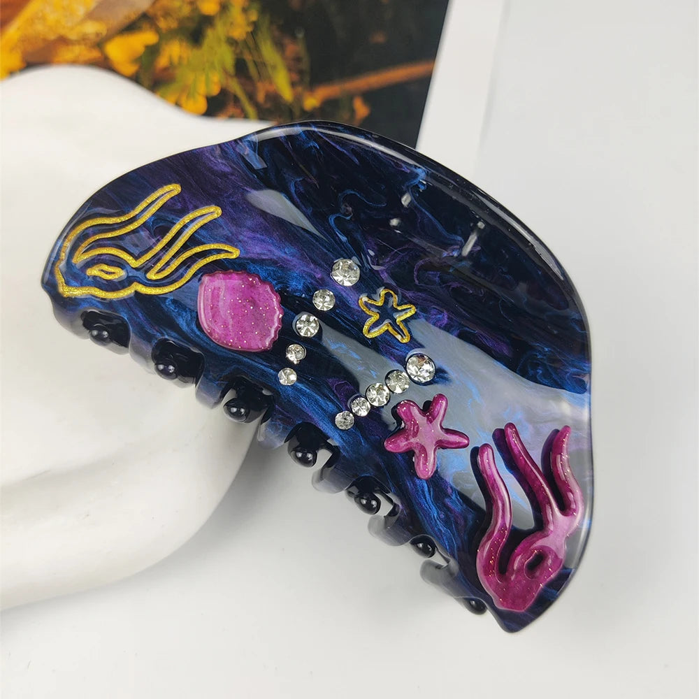 Sea Series Large Hair Claws Clip