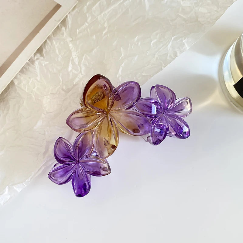 Flower Claw Clips