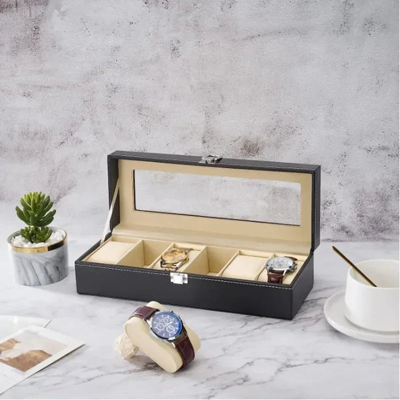 Leather Display Storage Organizer