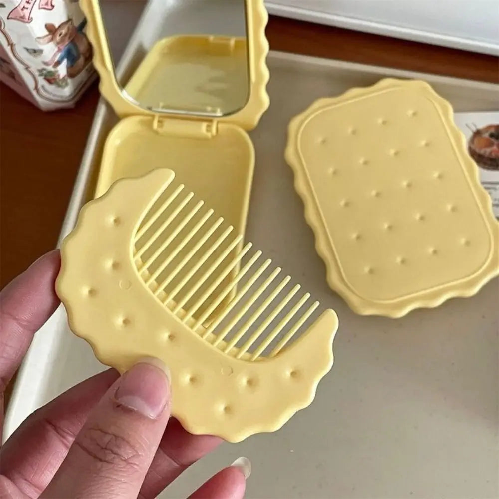 Biscuit Design Portable Mirror