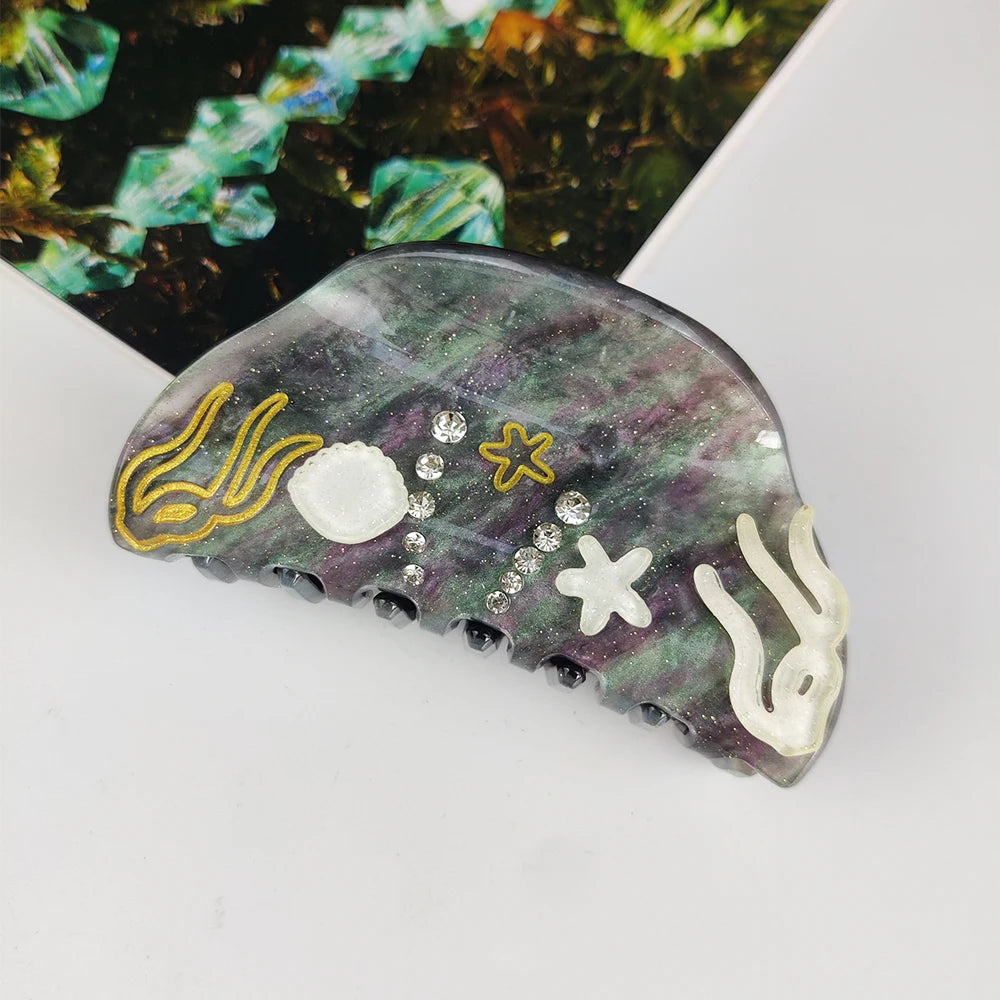 Sea Series Large Hair Claws Clip