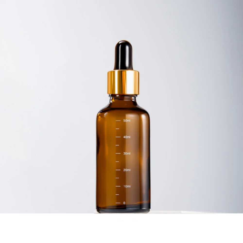 5ml 10ml 15ml 20ml 30ml 50ml 100ml Amber Glass Dropper Oil Bottle