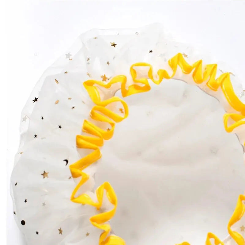 Double-layer Shower Cap