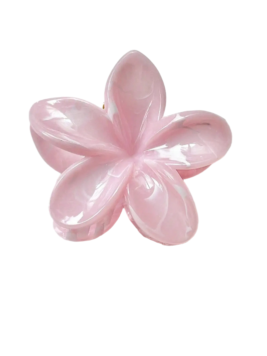 Shiny Flower Hair Claws Clips