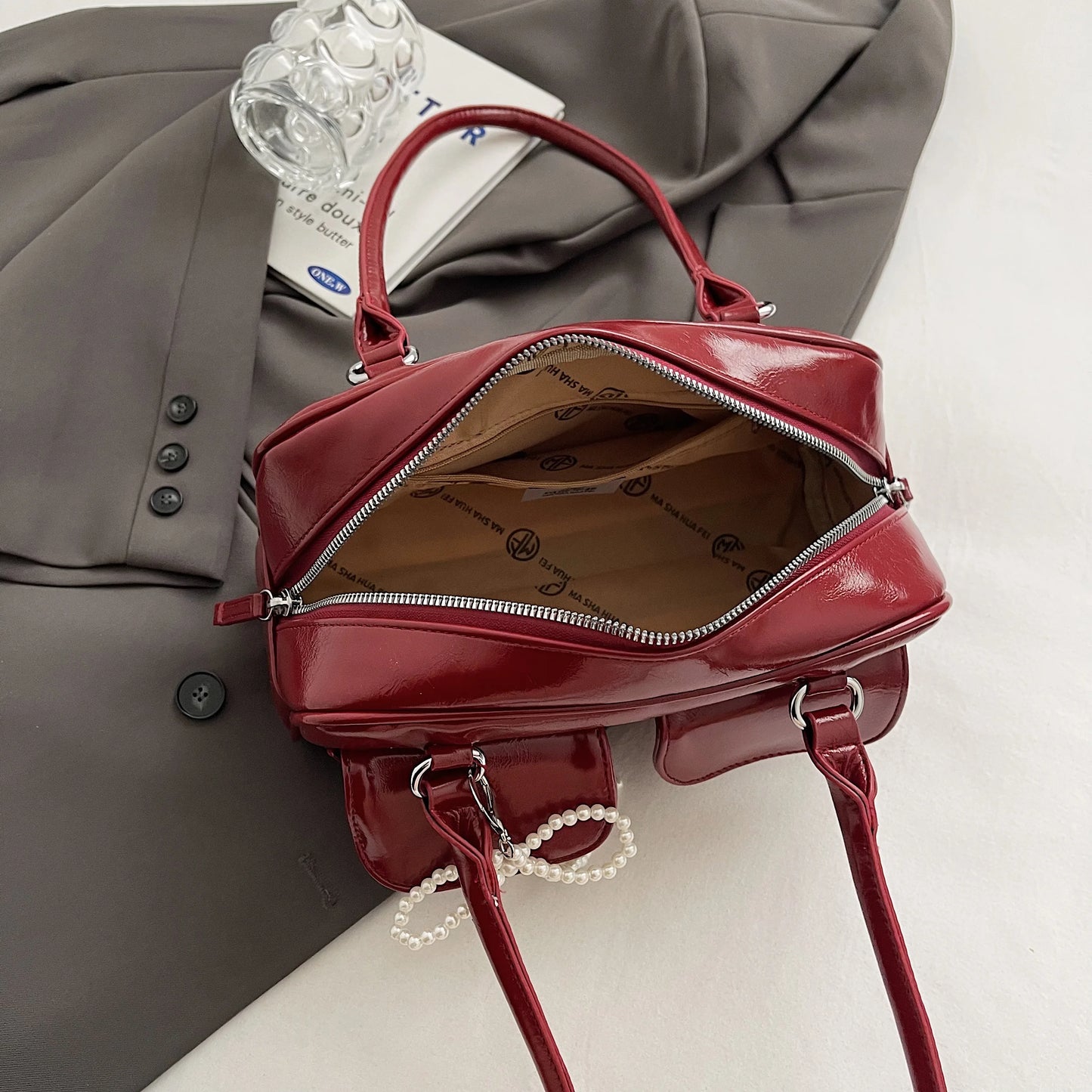 Fashionable Underarm Bow Bag