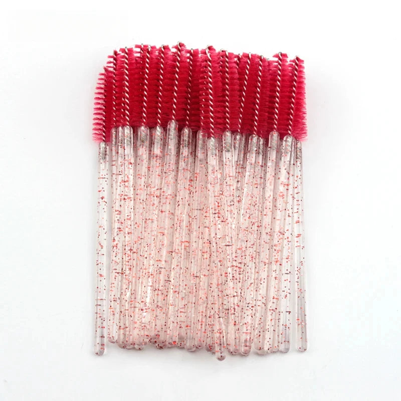 50 Pcs Eyelash Brushes