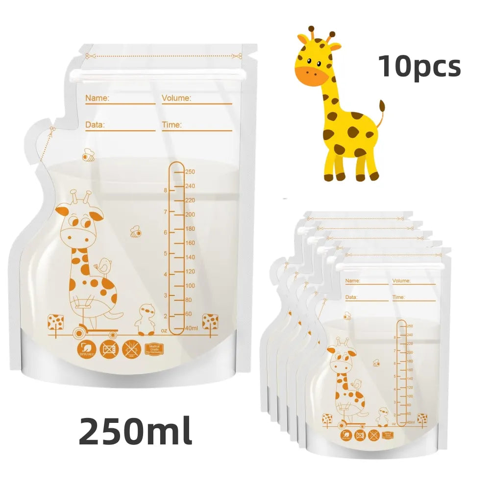 Giraffe Breast Milk Storage Bags