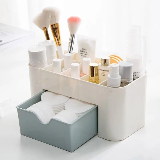 Makeup Organizer Storage Box With Drawer