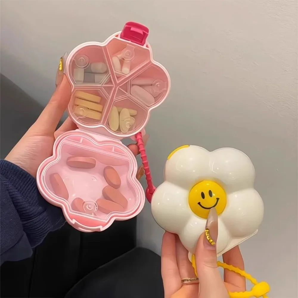 Flower Portable Medicine Box