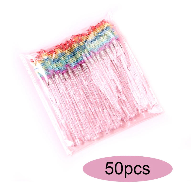 50/100/300/500pcs Eyebrow Eyelash Brushes