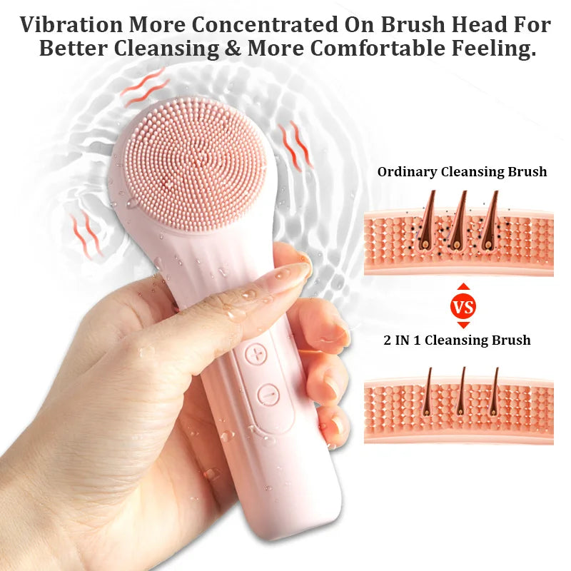 Waterproof Facial Cleansing Brush