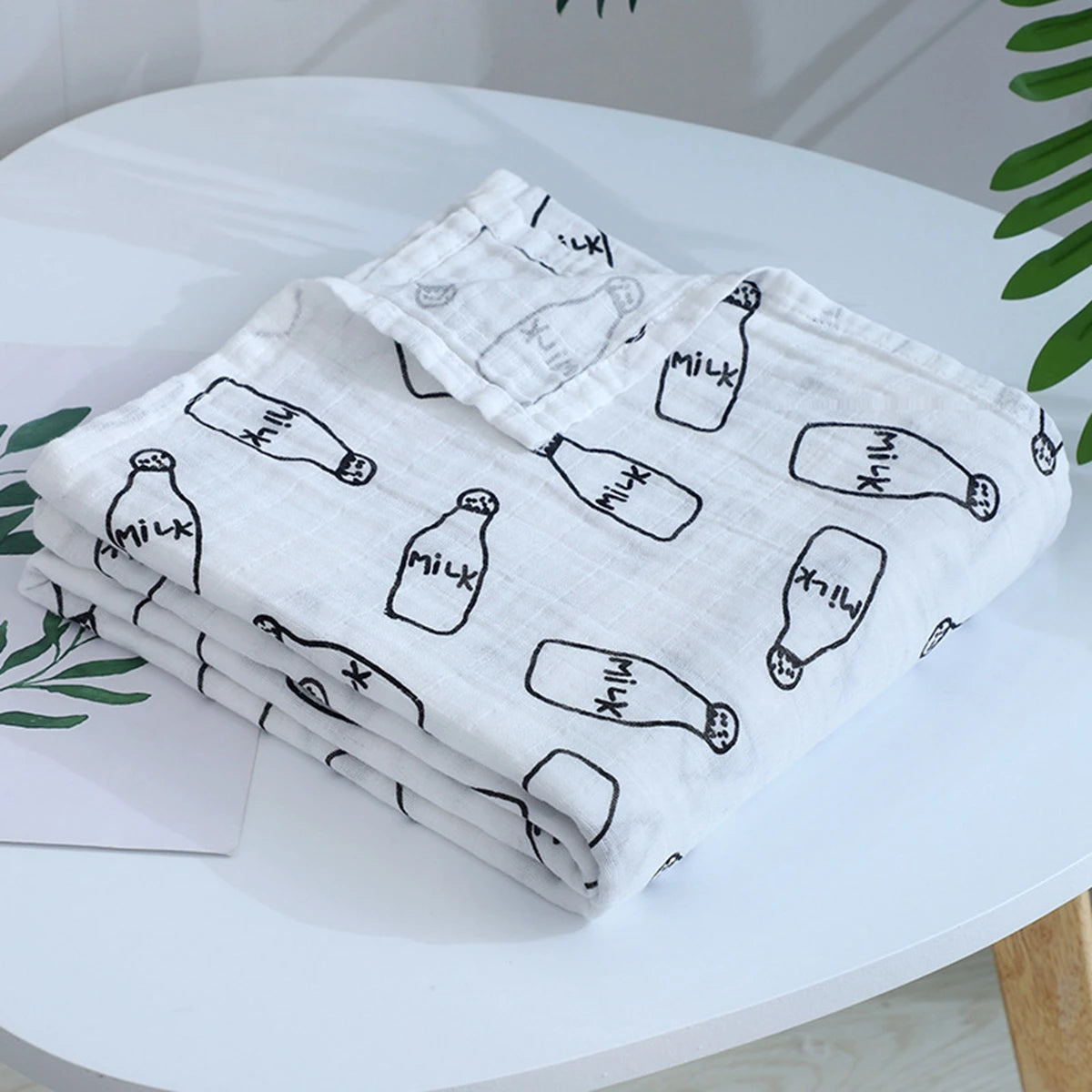 1Pc Muslin 100% Cotton Baby Swaddles