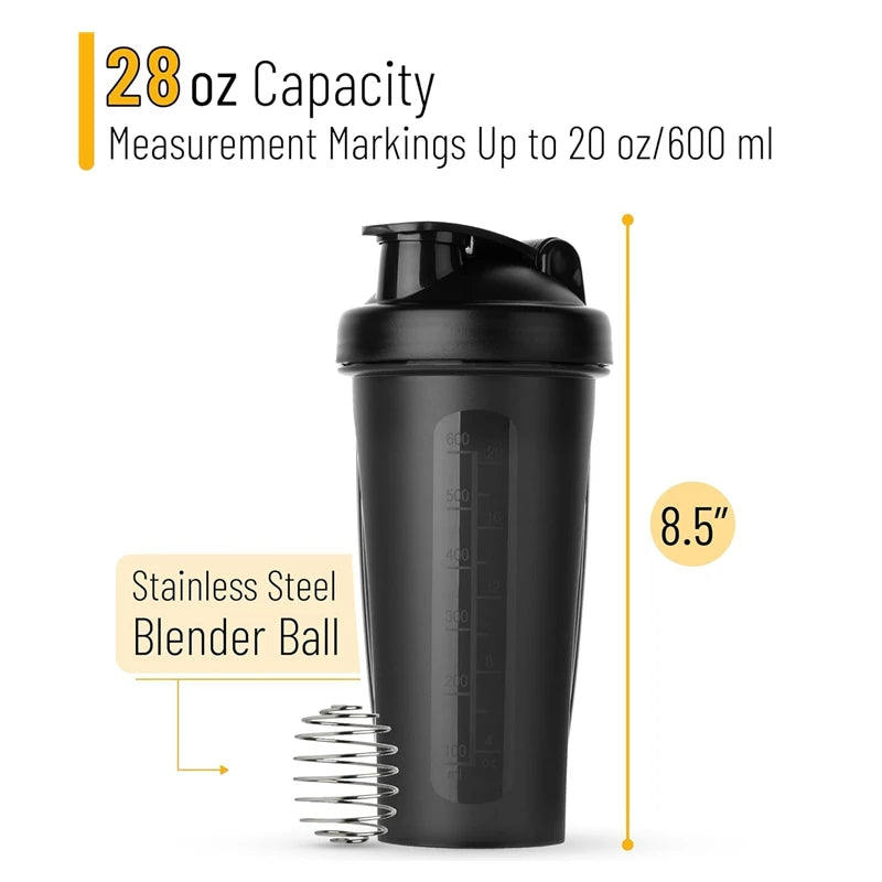 1pc 600ml Shaker Bottle