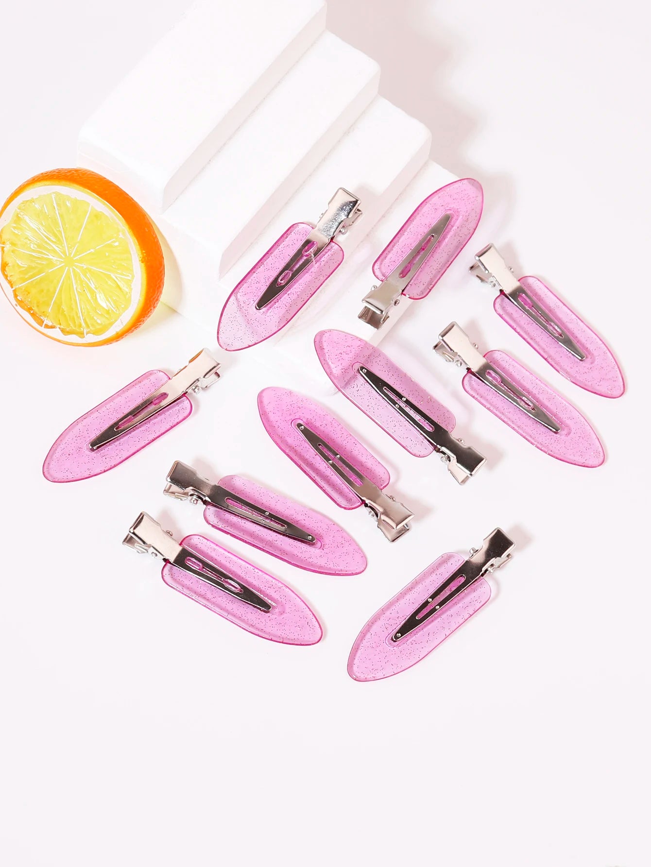 10pcs transparent hair clips