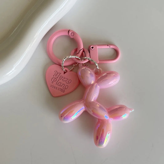 Jelly Balloon Dog Keychain