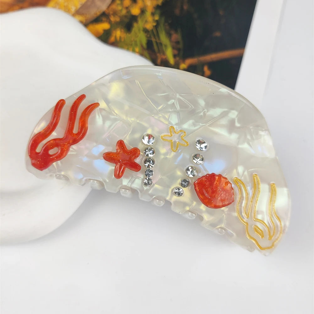 Sea Series Large Hair Claws Clip